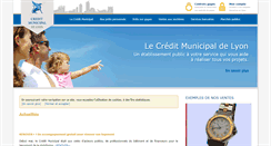 Desktop Screenshot of credit-municipal-lyon.fr